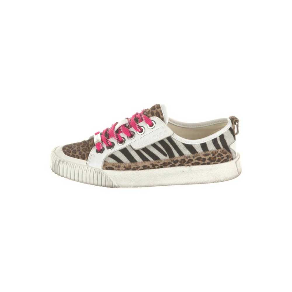 Jimmy Choo Pony-style calfskin trainers - image 5