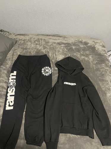 Ransom Clothing Ransom Logo Puff Print Full Sweats