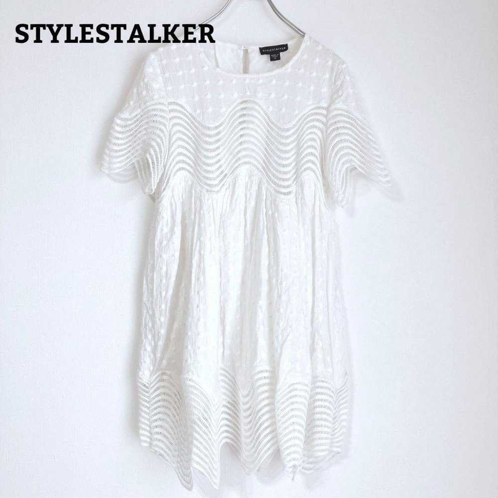 Style Stalker dress XS sheer cotton white natural. - image 1