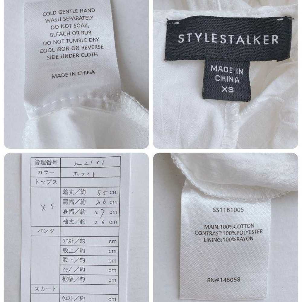 Style Stalker dress XS sheer cotton white natural. - image 9