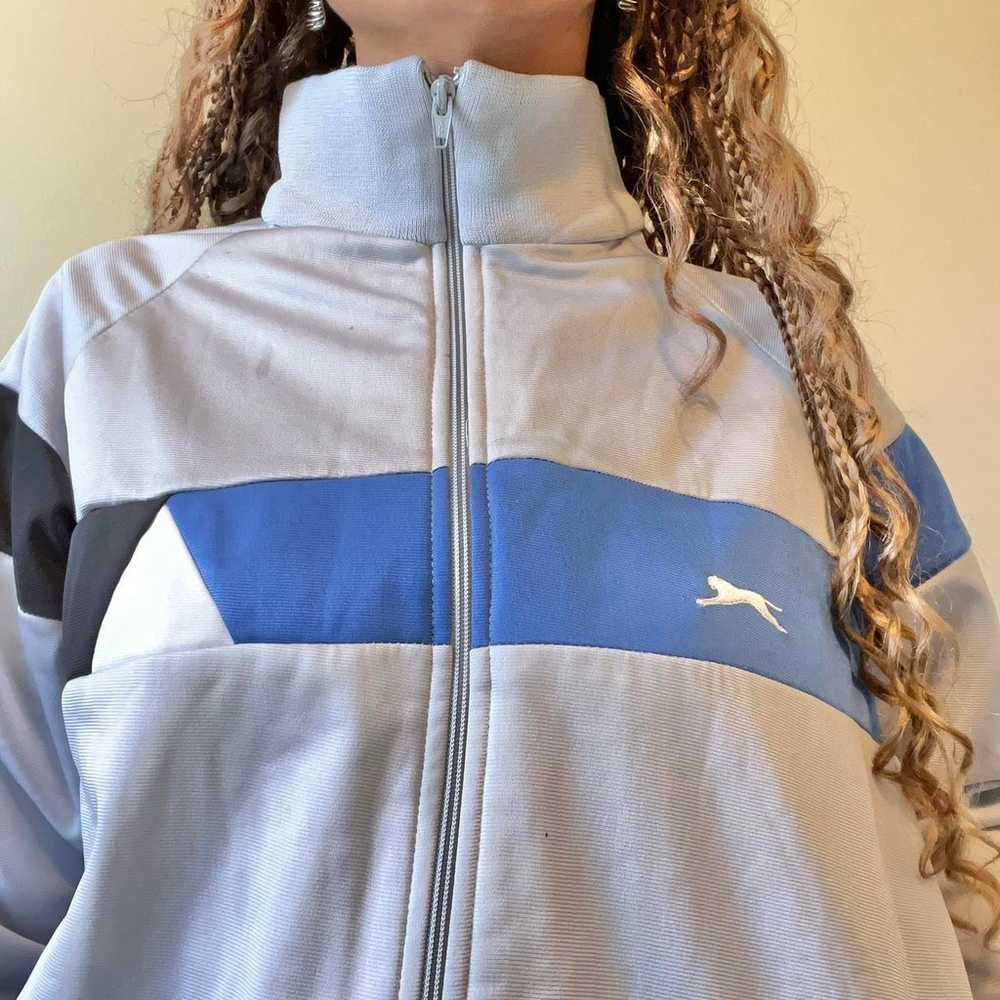 Womens Vintage Hoodless Slazenger Zip Up Sports S… - image 3