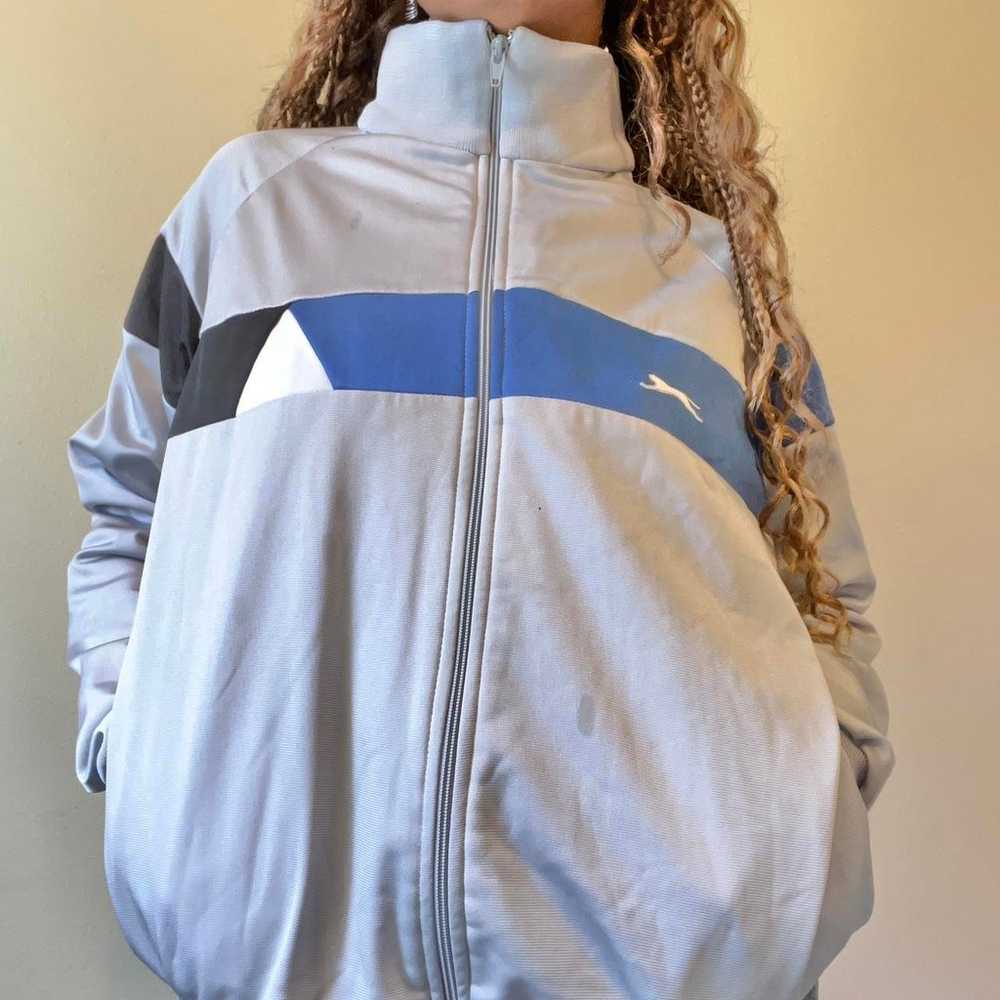 Womens Vintage Hoodless Slazenger Zip Up Sports S… - image 5