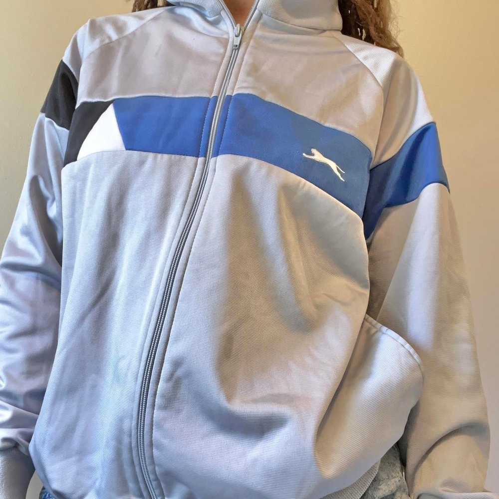 Womens Vintage Hoodless Slazenger Zip Up Sports S… - image 6