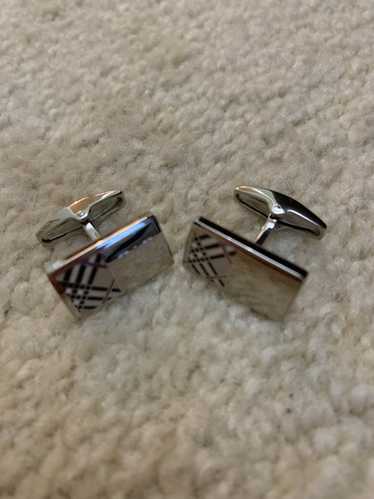 Burberry Cufflinks in Burberry Plaid (“D” and “M” 