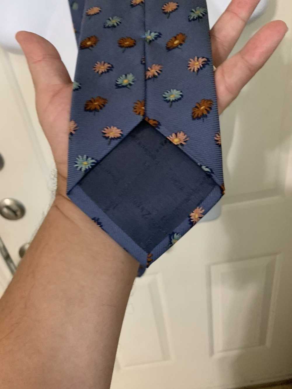 Ermenegildo Zegna Floral Silk tie - image 10