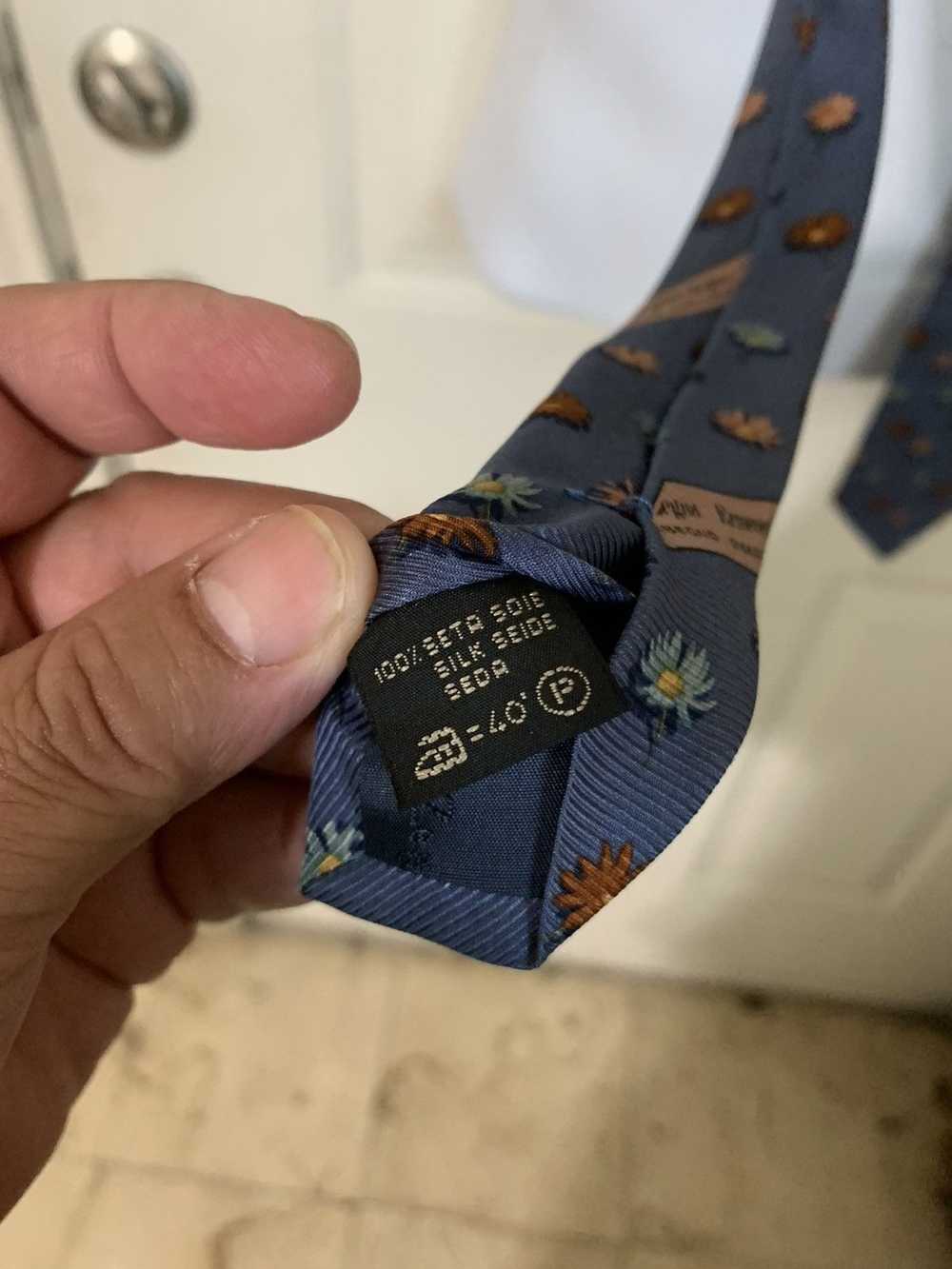 Ermenegildo Zegna Floral Silk tie - image 6