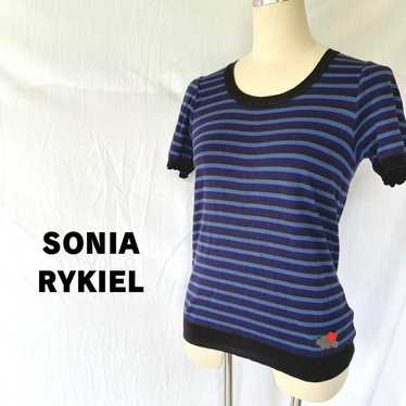 SONIA RYKIEL Striped T-shirt Cut and Sew - image 1