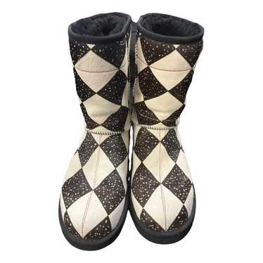 Ugg Pony-style calfskin boots