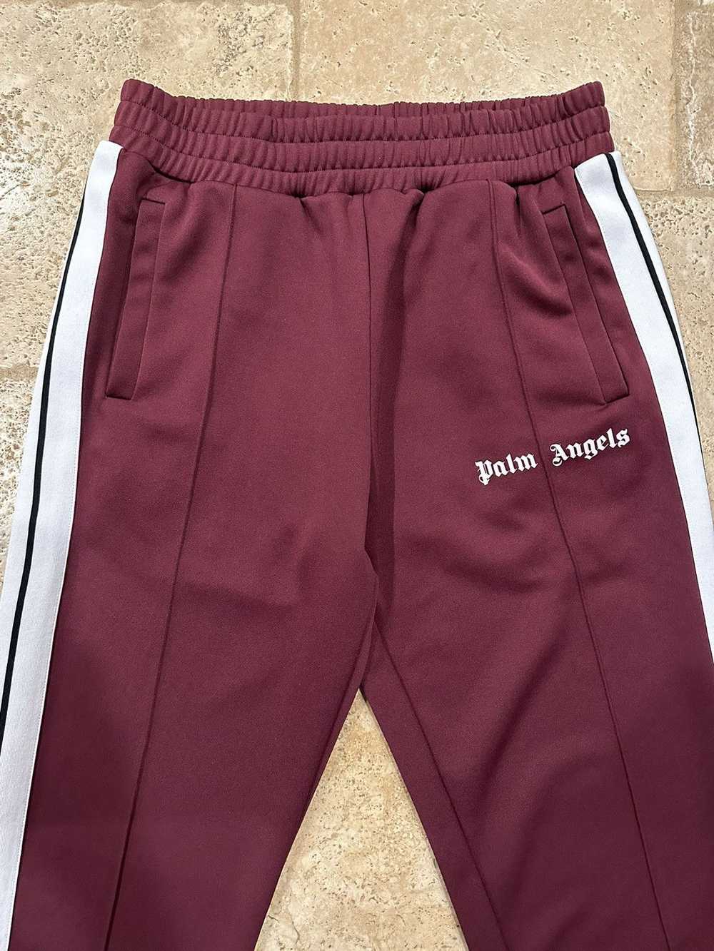 Palm Angels Palm Angels Burgandy Striped Track Pa… - image 3