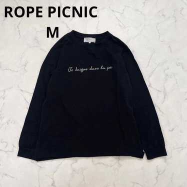 *Logo Picnic* Logo Long T-shirt Cut-and-Sew Long … - image 1