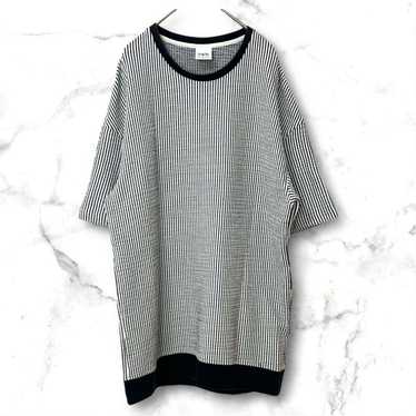 ZARA soccer stripe cut and sewn t-shirt, cotton b… - image 1