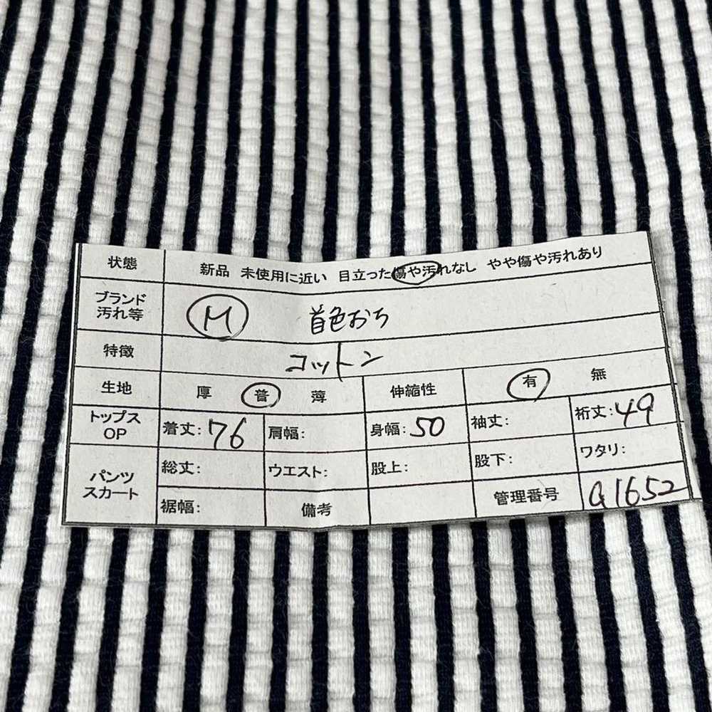 ZARA soccer stripe cut and sewn t-shirt, cotton b… - image 3