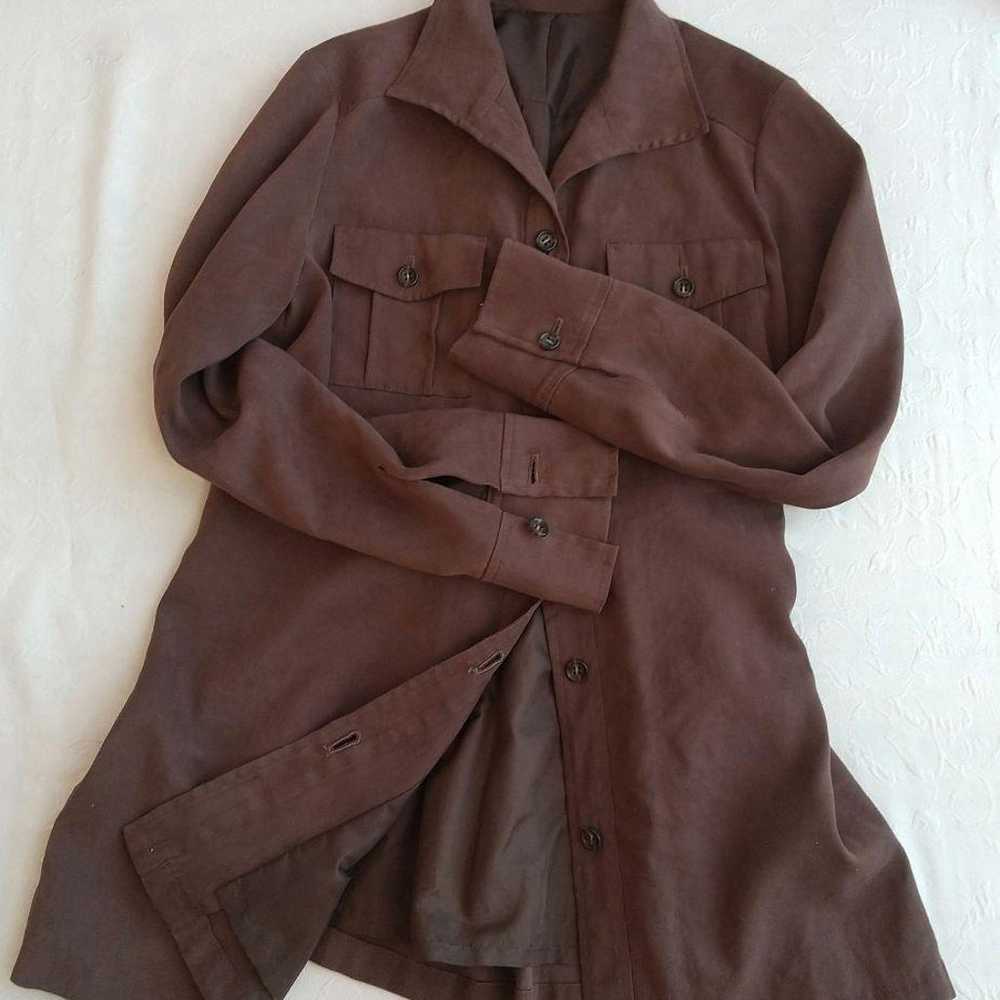 GEORGES RECH ◇ Long Shirt Long Sleeve (38) Brown … - image 10