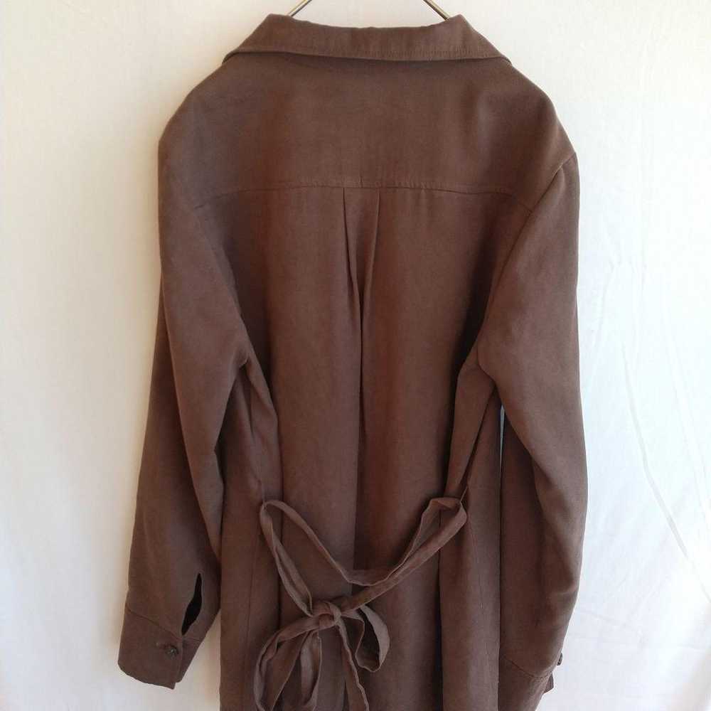 GEORGES RECH ◇ Long Shirt Long Sleeve (38) Brown … - image 11