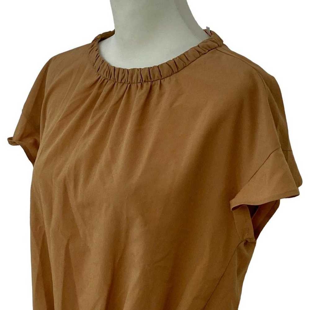 SunaUna SunaUna Brown T-shirt Size M Casual Short… - image 4