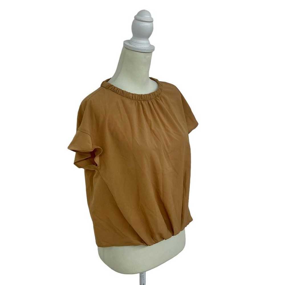 SunaUna SunaUna Brown T-shirt Size M Casual Short… - image 6