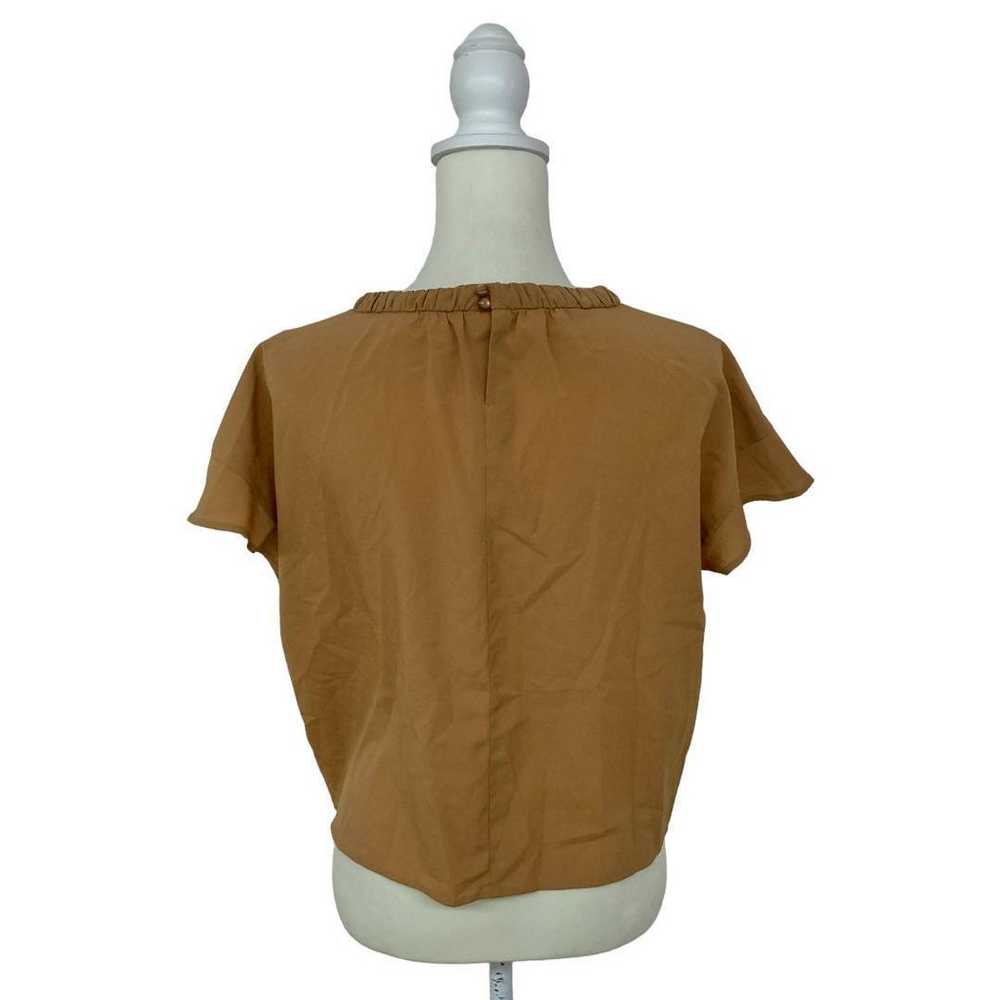 SunaUna SunaUna Brown T-shirt Size M Casual Short… - image 7