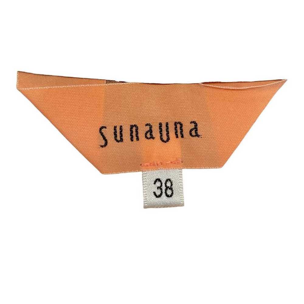 SunaUna SunaUna Brown T-shirt Size M Casual Short… - image 8