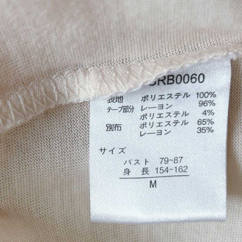 【Vintage】(M) Plain Top Chiffon Blouse Frill Women… - image 5