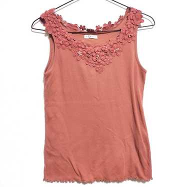 axes femme muted pink tank top cute M