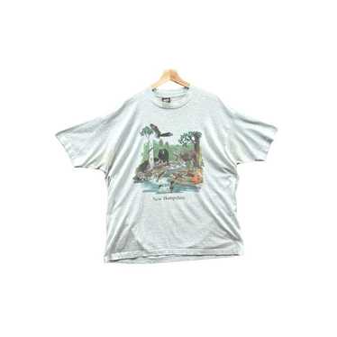 Animal Tee × Made In Usa × Vintage 1992 New Hamsp… - image 1