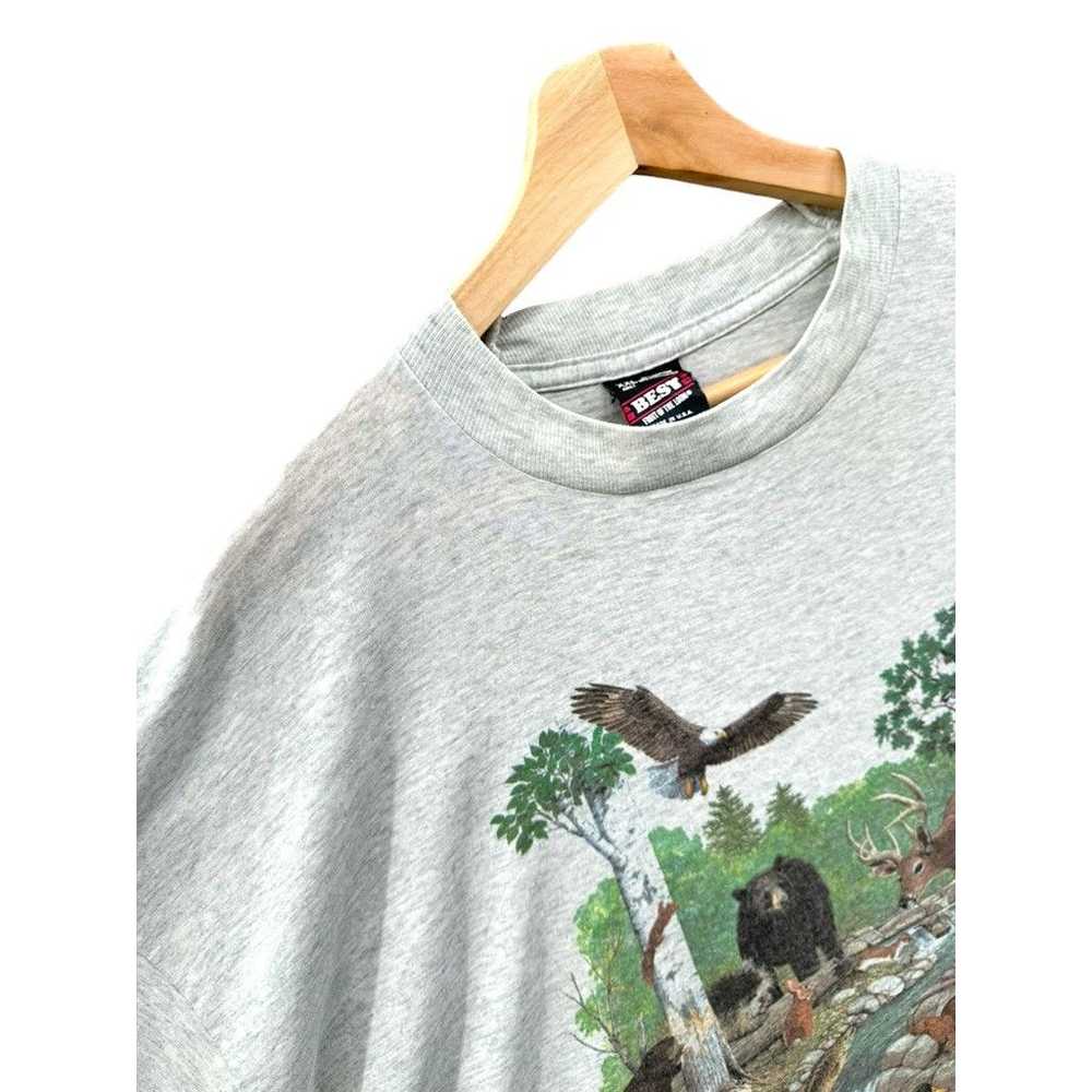 Animal Tee × Made In Usa × Vintage 1992 New Hamsp… - image 4