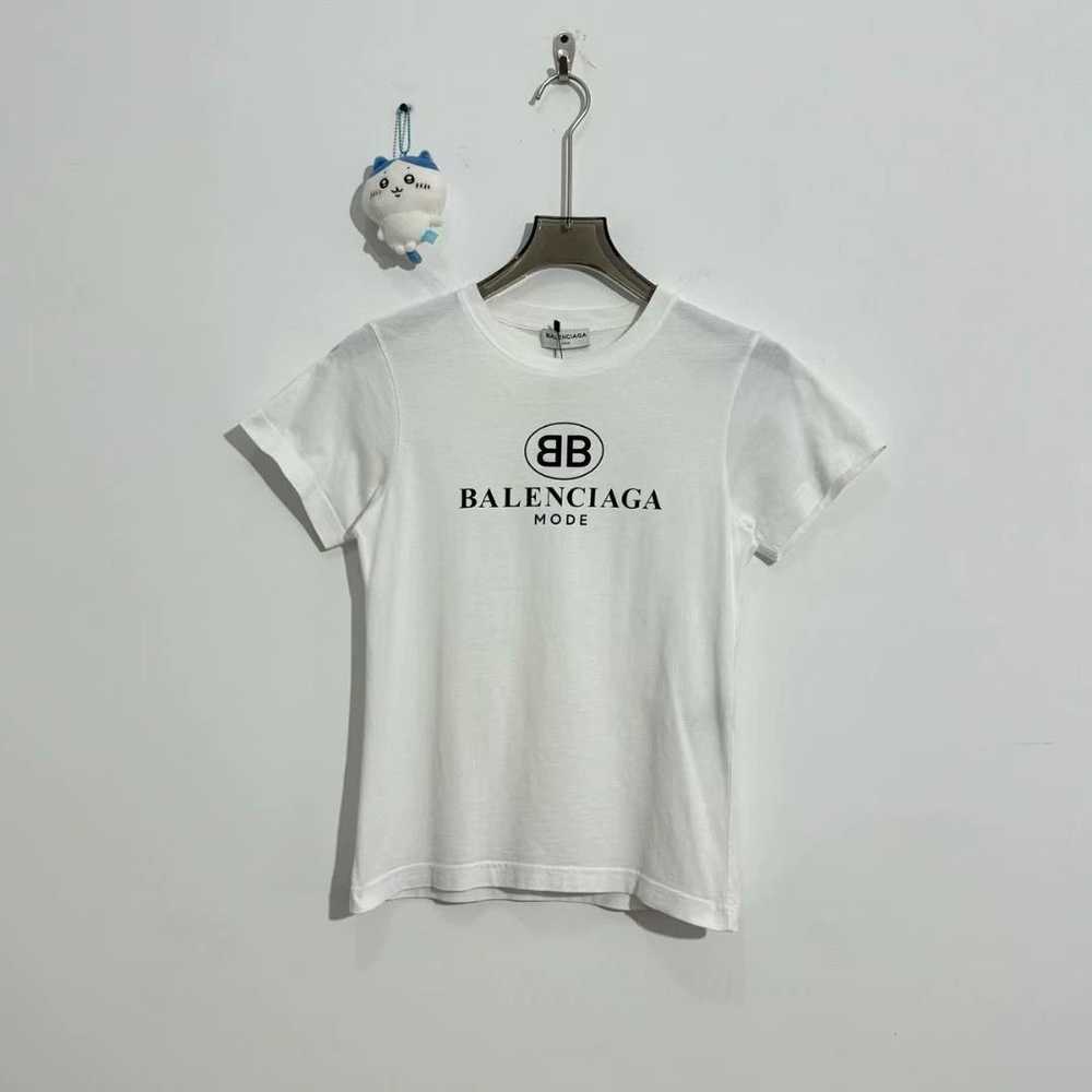 Balenciaga Balenciaga Double B Logo Short Sleeve - image 1