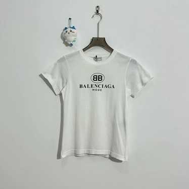 Balenciaga Balenciaga Double B Logo Short Sleeve - image 1