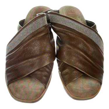 Brunello Cucinelli Leather mules & clogs - image 1