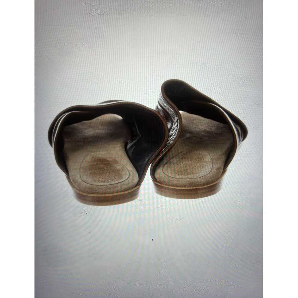 Brunello Cucinelli Leather mules & clogs - image 4