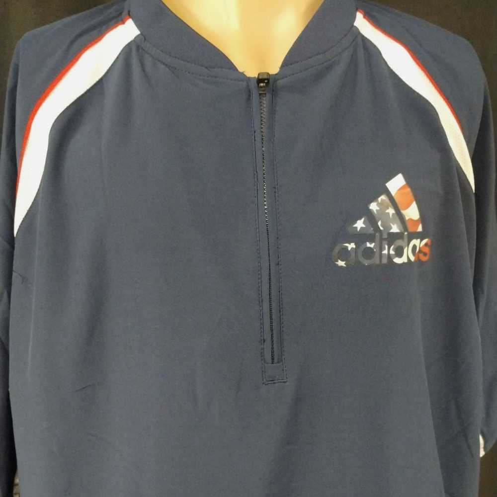 Adidas Adidas Men's Navy Blue Shirt/Windbreaker S… - image 3