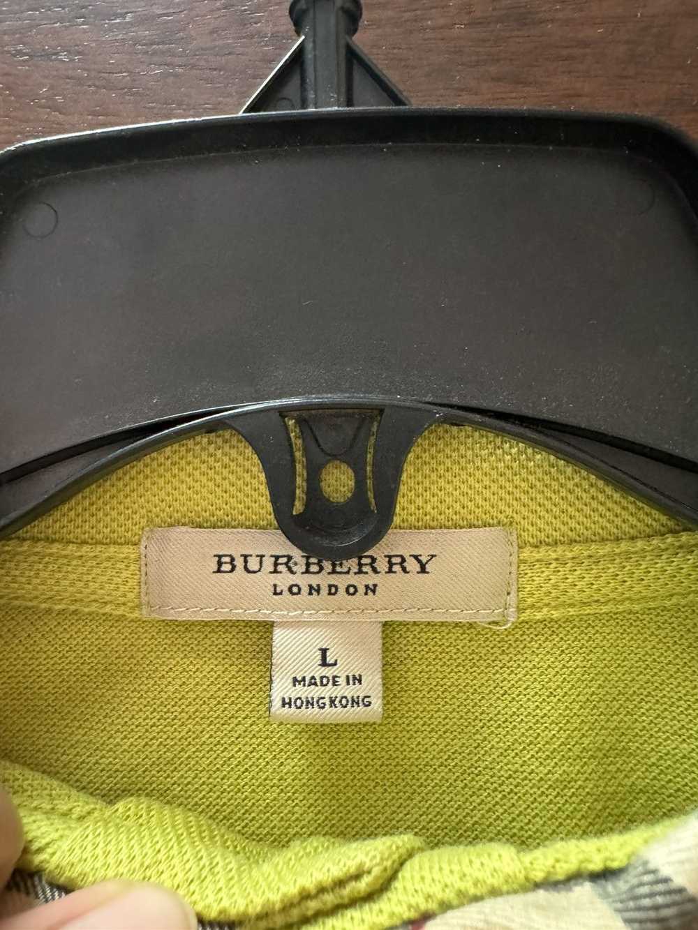 Burberry Burberry Vintage Nova Button Up Green Po… - image 3