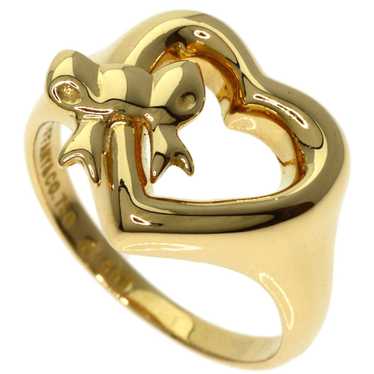 Tiffany & Co. Tiffany & Co. Ribbon Heart Ring, 18… - image 1