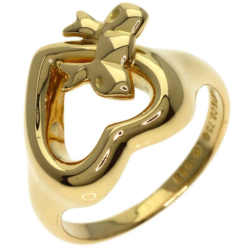 Tiffany & Co. Tiffany & Co. Ribbon Heart Ring, 18… - image 2