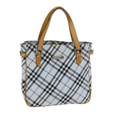 Burberry BURBERRY Nova Check Hand Bag Light Blue … - image 1