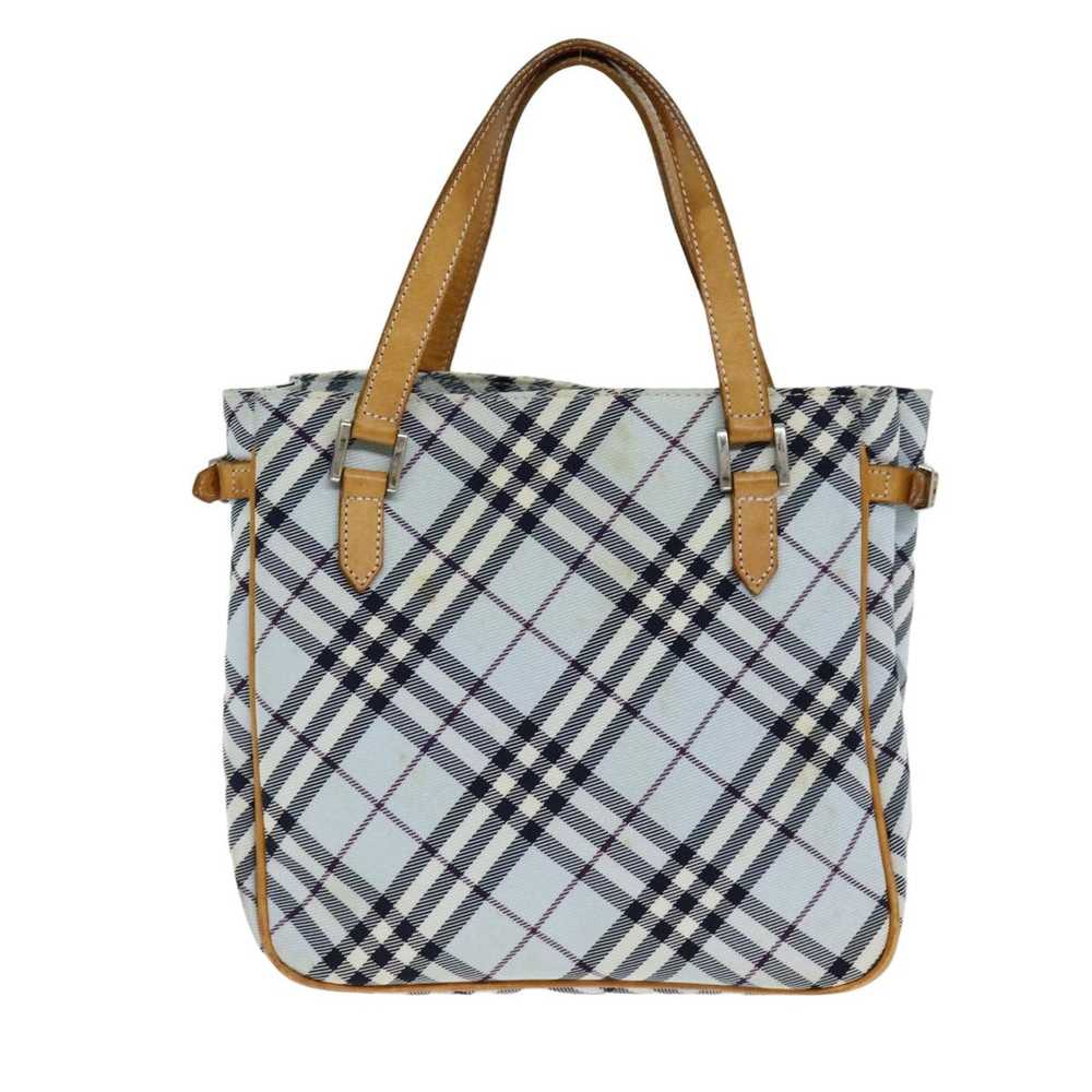 Burberry BURBERRY Nova Check Hand Bag Light Blue … - image 2