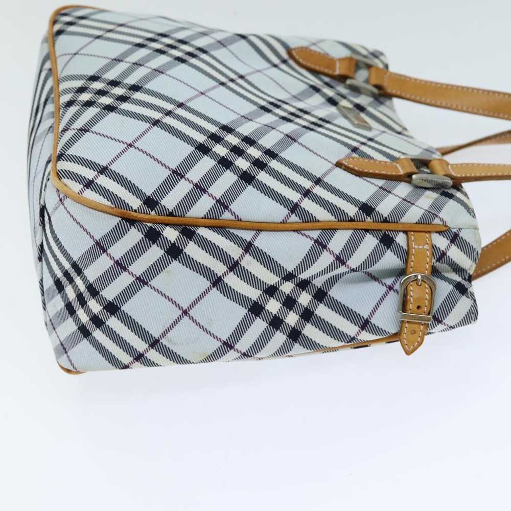 Burberry BURBERRY Nova Check Hand Bag Light Blue … - image 3