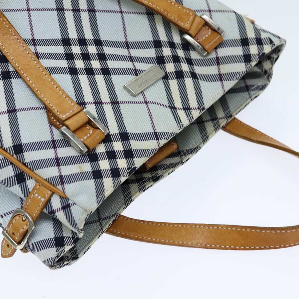 Burberry BURBERRY Nova Check Hand Bag Light Blue … - image 6