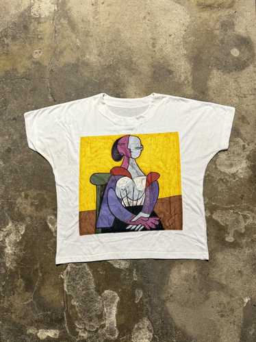 Vintage Vintage Cut And Sew Picasso White T shirt