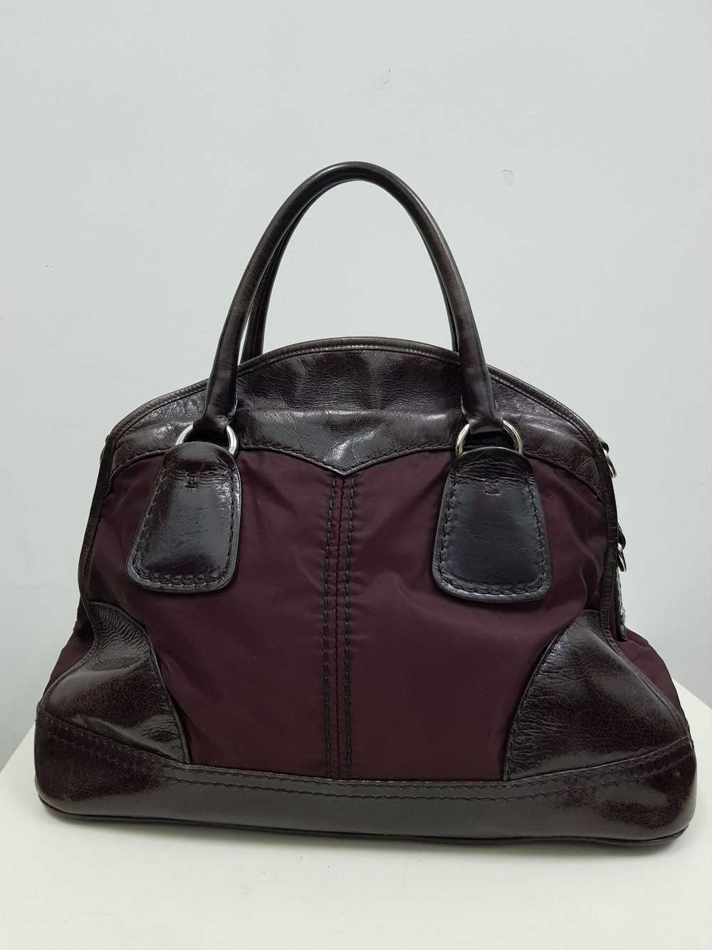 Prada Authentic PRADA MILANO Nylon and Leather Cr… - image 7