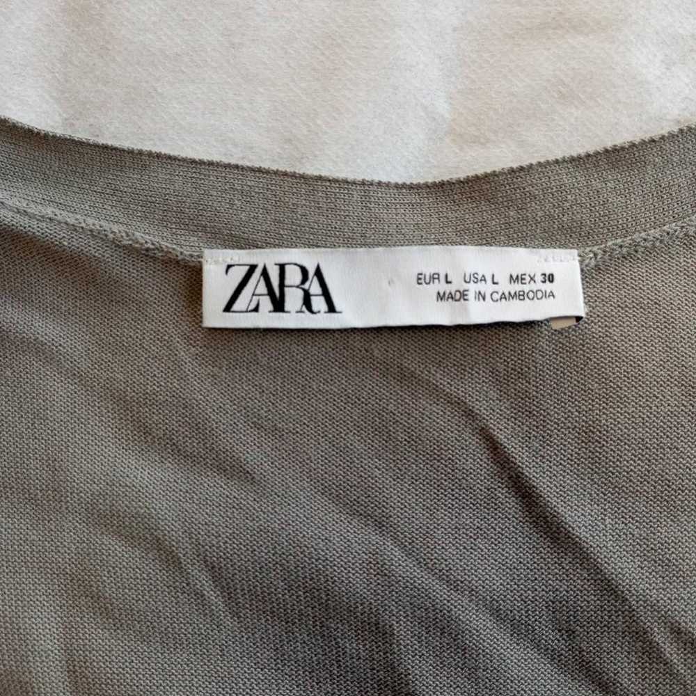 ZARA tunic ladies gray size L s-00298 - image 4