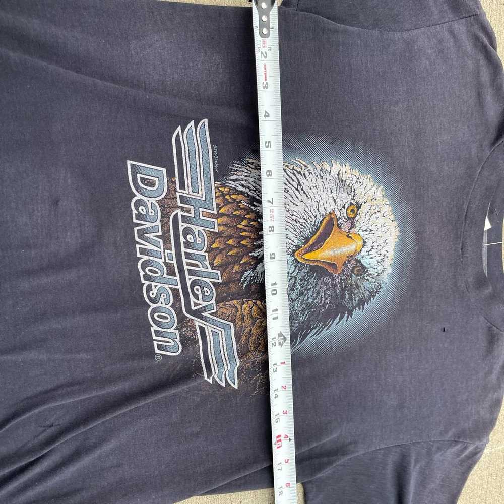 Vintage Vintage 80’s Harley Davidson Eagle tee - image 4