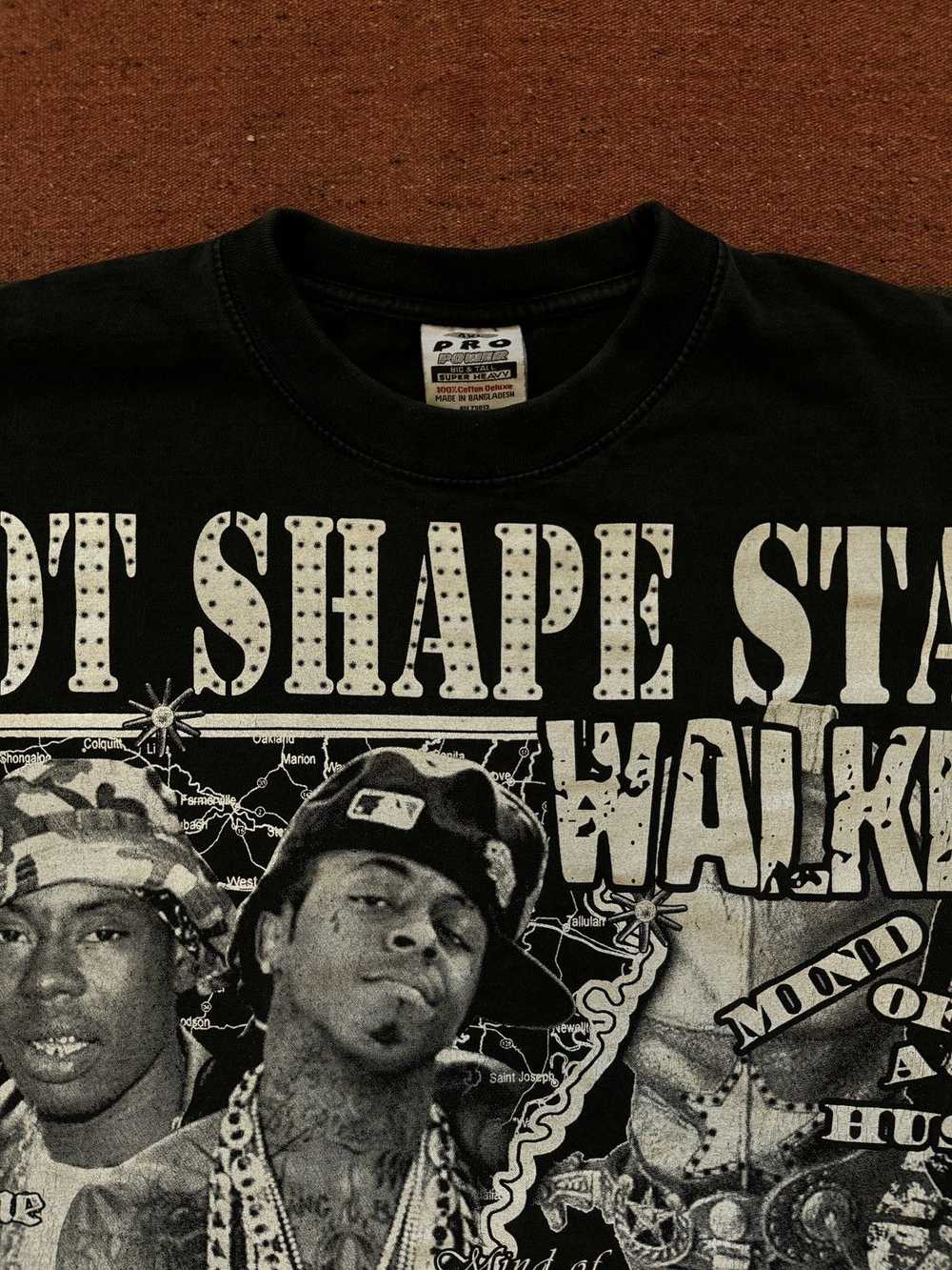 Rap Tees × Vintage 2000's Lousiana Rap Boot Shape… - image 3