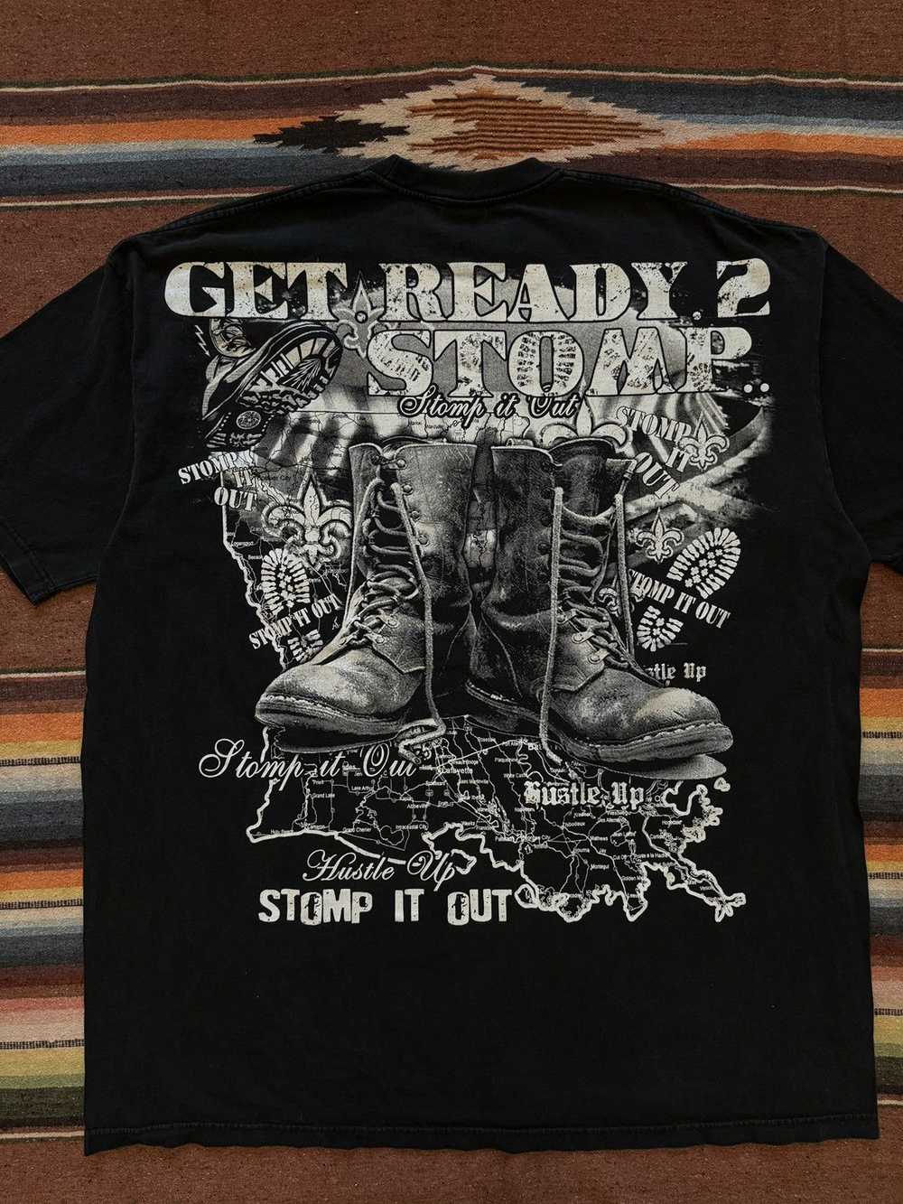 Rap Tees × Vintage 2000's Lousiana Rap Boot Shape… - image 6