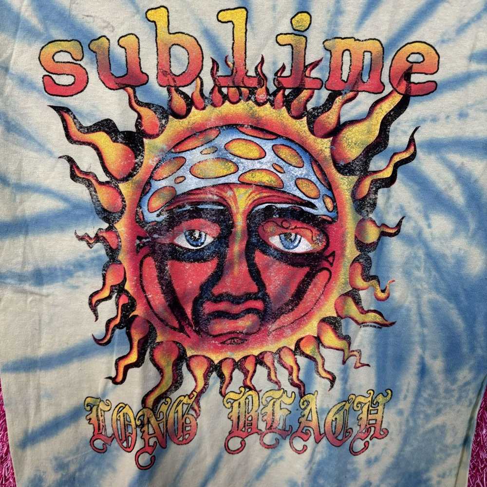 Sublime Sublime Swirl tiedye Sun Logo Rock Tee si… - image 2