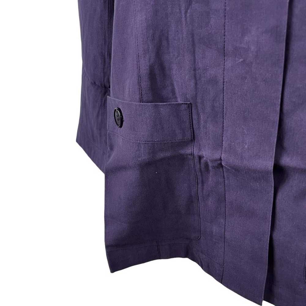 Jasmi silk 100% purple shirt/blouse LL - image 8