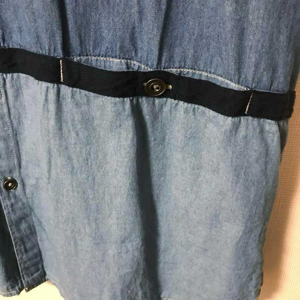 Stylish long denim shirt☆ Excellent condition. - image 5