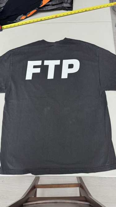 Fuck The Population FTP - acid wash logo