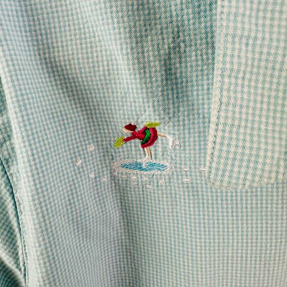 Quacker Factory Light Blue Gingham Winter Embroid… - image 2