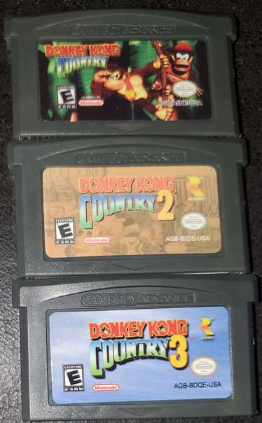 Nintendo Donkey Kong Country DK 1 2 3 GBA Video G… - image 1